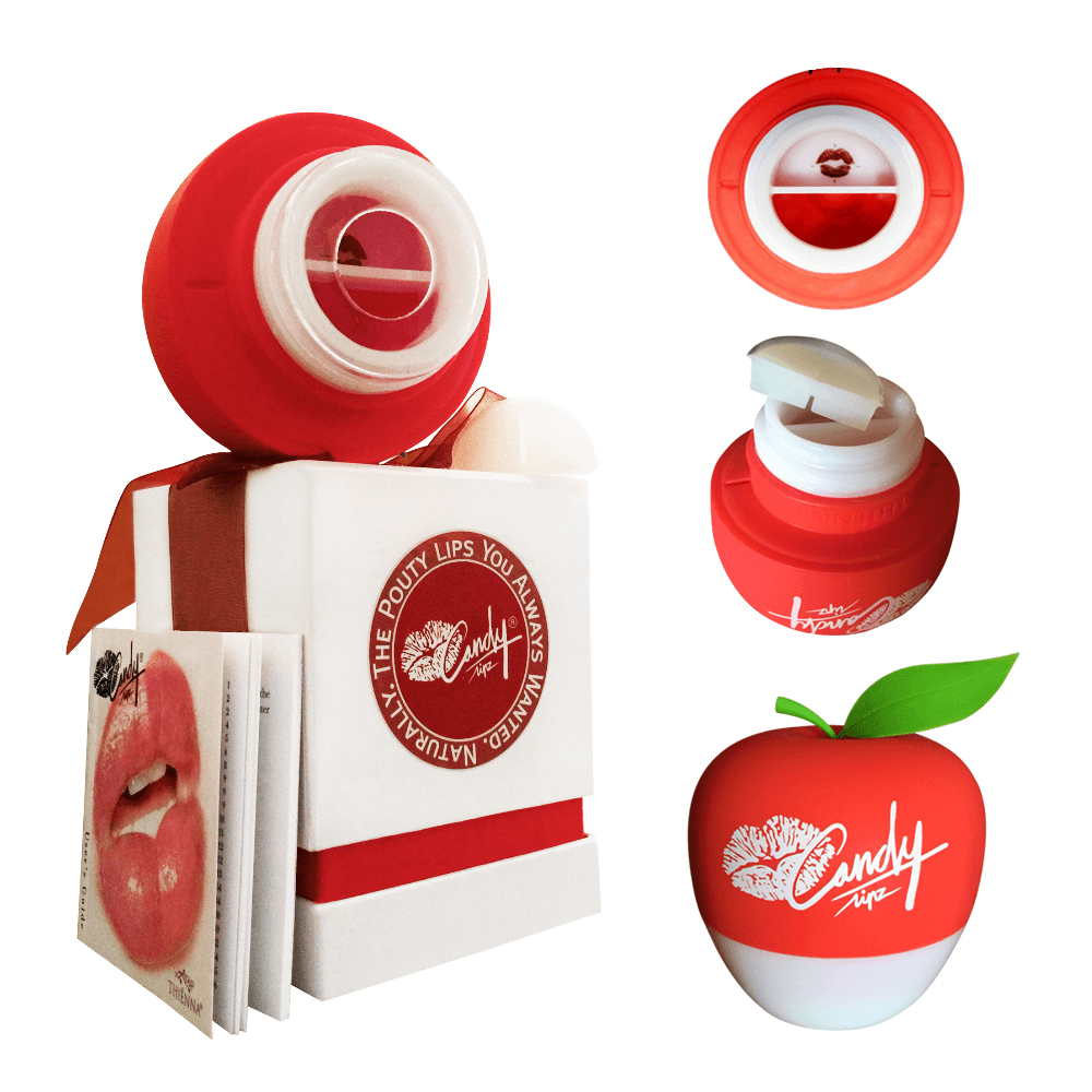 Genuine Candylipz Lip Plumper Red Apple (S to M) | 100k Orders Milestone Reached! - original and authentic lip-plumping device - CandyLipz Official Store