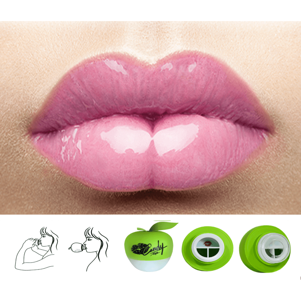 Candylipz Green Apple Lip Plumper | Double-Lobed Style | Size (S-M