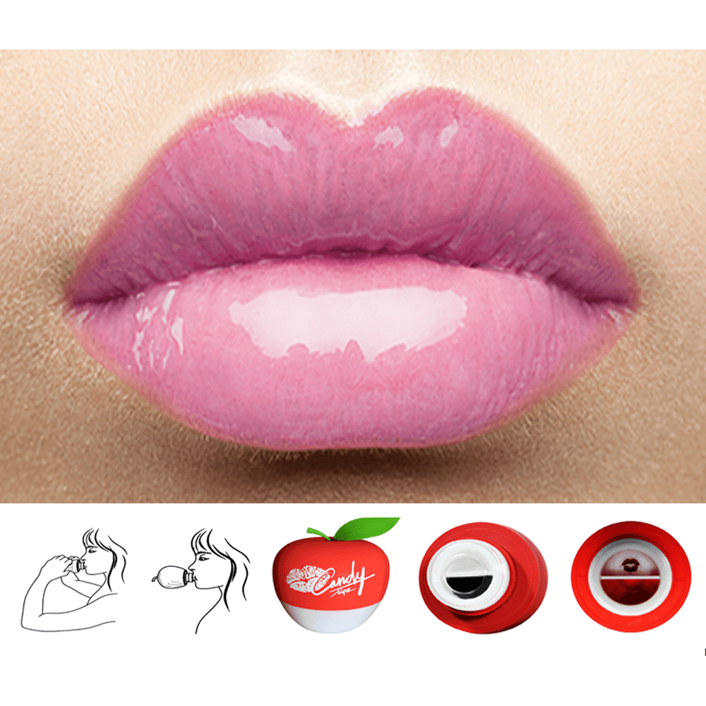 CandyLipz Lip Plumper Set Red Apple & Travel Size | Size (S-M